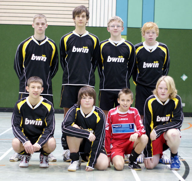 Mannschaftsfoto B-Jugend mnnlich, Hallensaison 2008-2009