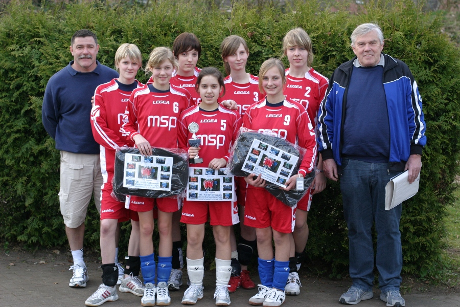 Die Spielerinnen des VfL Kirchen landeten auf Platz 8