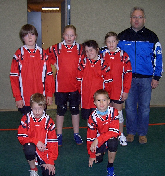 Mannschaftsfoto 2. Mannschaft U12 Hallensaison 2009/2010