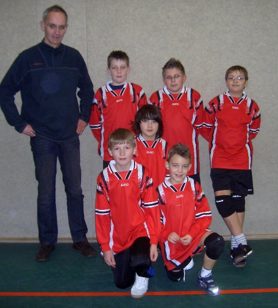 Mannschaftsfoto 1. Mannschaft U12 Hallensaison 2009/2010