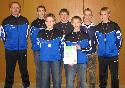 Trainer Werner Fischer, Tobias Fischer, Tobias Baumeister, Thilo Stang, Tim Fischer, Markus Streit, Philip Leidig